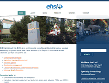 Tablet Screenshot of ehsintl.com